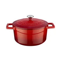 Cacerola de Hierro Fundido Lava LVYTC22K1R 3.4L 22 CM Rojo