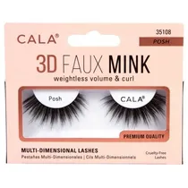 Cala 3D Faux Mink Pestaña #35108 Posh