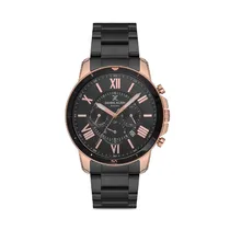 Relógio Analógico Masculino Daniel Klein Exclusive DK.1.12598-5 - Preto/Rosa Ouro