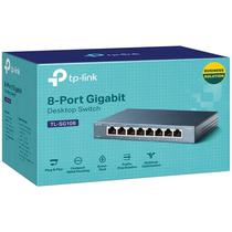 TP-Link Switch TL-SG108 8P 10/ 100/ 1000MPS 10/ 100/ 1000MPPS Negro