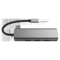 Adaptador Hub Satellite A-HUBC52 USB-C 5 Em 1 - Cinza