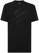 Camiseta Philipp Plein Sport Saec MTK8008 STE001N 0202 Round Neck SS Masculina