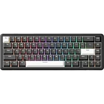 Teclado Gamer Mecânico Attack Shark X65 He 65% RGB 8K USB-C Switch Magnético - Preto (Inglês)