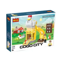 Juguete de Construcción Cogo City Chicken Coop 4208 257 Piezas