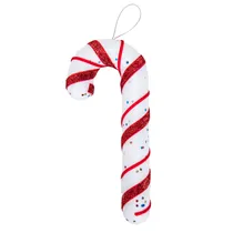 Enfeite Bengala Natal Verm/Branco 20×8 CM