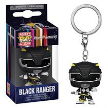 Funko Pop Keychain Power Rangers 30TH Black Ranger 72149