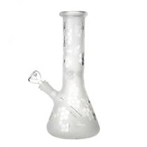 Bong de Vidro B0354 Honeycomb White