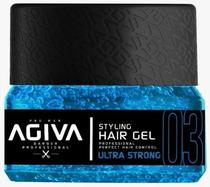 Agiva Gel Capilar Ultra Strong 03 Pasta Escultora 800G Azul