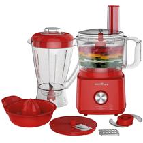 Multiprocessador Britania BMP900V Processador + Liquidificador + Espremedor 220V ~ 50/60 HZ - Vermelho