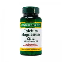 Calcium Magnesium Zinc Vitamina D3 100 Cápsulas Nature's Bounty