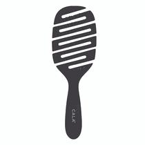 Cala Acs de Beleza Flexible Vent Brush Plastico Soft Touch Grip Negro