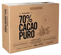 Alfajor Chocolate Havanna 70% Cacau Puro - 290G (4 Unidades)