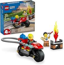 Lego Bloques Moto de Rescate de Bomberos Plastico 4 Anos + Multicolor