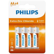 Pilha Philips R6L4B/70 AA 870MAH - Orange (4UNIDADES)