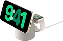 Carregador Wireless Belkin Boostcharge Pro 2 In 1 15W WIZ020VFH37 - Sand (Caixa Feia)