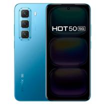 Smartphone Infinix Hot 50 5G X6720B 256GB 8GB Ram Dual Sim Tela 6.7" - Azul