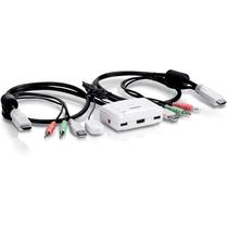 Switch Trendnet TK-215I KVM 2 Portas HDMI 1080P Y Audio 3.5MM