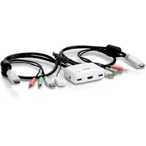 Switch Trendnet TK-215I KVM 2 Portas HDMI 1080P Y Áudio 3.5MM