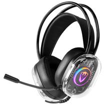 Headset Gaming Satellite GH-553 7.1 com USB para PC - Preto/Transparente