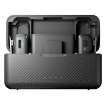 Microfone Lapela Dji Mic 2 USB-C 2 TX + 1 RX + Charging Case FCC Sem Fio para Smartphone - Preto