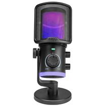 Microfone Fifine AM6 RGB Condenser USB-C- Black