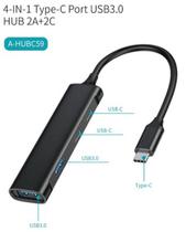 Hub USB-C Sate A-HUBC59 2X USB3.0/2X USB-C 4IN1