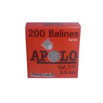 Balines Apolo 400212 Conic 4.5MM 200 Piezas