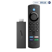 Adaptador para Streaming Amazon Fire TV Stick 3RD Gen 2021 - Preto