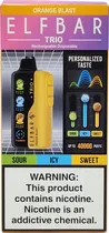 Vape Descartável Elf Bar Trio Orange Blast 40000 Puffs