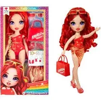Mga Muñeca Rainbow High Swim & Style Ruby Plastico 3+ Años Multicolor