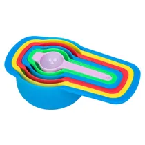 Kit 6 Colheres Medidoras Empilháveis - Coloridas Variados