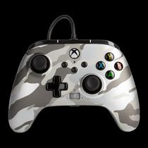 Controle Powera Enhanced Wired Xbox Metallic White Pwa-A-Metallic