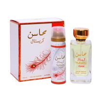 Kit Perfume Lattafa Mahasin Cristal Eau de Parfum 100ML