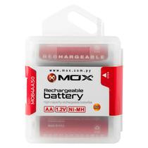 Pilha Mox MOB4AA50 AA 5000MAH/4 Unidades - Recarregavel