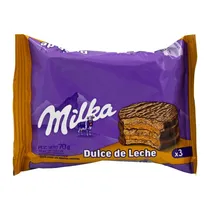Alfajor Milka Triplo Recheado Doce de Leite 70G