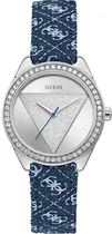 Relogio Feminino Guess Tri Glitz Analógico W0884L10