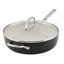 Sarten Kitchenaid de Cerâmica com Tampa 5L 31CM Preto