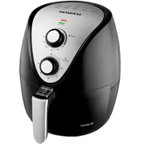 Fritadeira Elétrica Mondial AF-30I Family IV 110V - Preto/Prata 3.5L