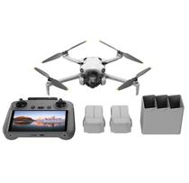 Drone Dji RTF Mini 4 Pro FLY More Combo Plus RC2 - 3 Baterias (com Tela)