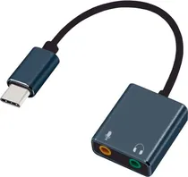 Adaptador USB-C para Áudio 3D Estéreo ARG-CB-0066 - Preto