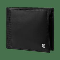 Victorinox Men Billetera Cuero Unic Black