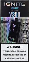 Vape Descartável Ignite V300 Icy Mint 30000 Puffs
