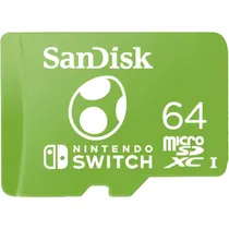 Memória Sandisk Nintendo Switch 64 GB 100 MB/s SDSQXAO-064G-GN6ZN