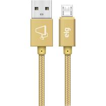 Cable Micro Elg M520BG 2M 2.1A Dorado