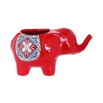 Maceta de Cerámica Concepts 445-344307 Elefante Rojo