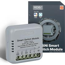 Interruptor de Luz Inteligente Smart Moes ZM-104B-M Zigbee 2 Gang