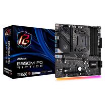 Placa Mae Asrock B550M PG Riptide 4XDDR4 Socket AM4 Chipset Intel B550 Micro ATX