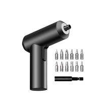 Parafusadeira Sem Fio Eletrica Xiaomi Mi Cordless Screwdriver Kit de Ferramenta 12 Em 1 / 3.6V Recarregavel - Preto