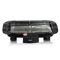 Churrasqueira Eletrica Raf R.5301 / Chapa e Grill Electric Barbecue / 2000W / 220V ~ 50HZ - Preto