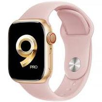 Relogio Smart Microwear 9 Pro Gold/Pink 47MM